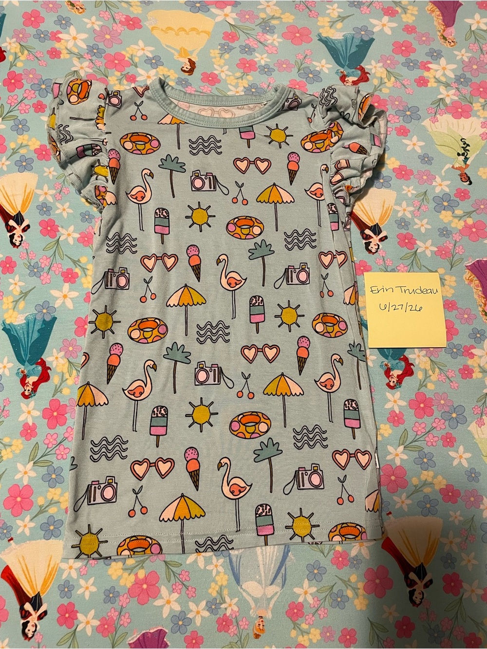 Little Sleepies Pool Party Flutter Tee